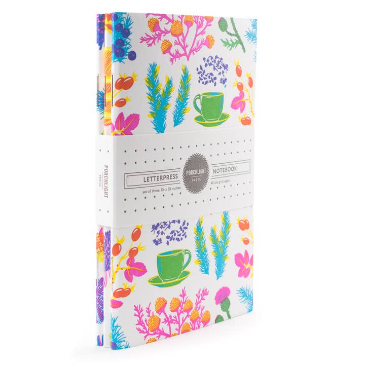Notebook: Vibrant Life Series - Pocket Notebook (Set of 3) for wholesale by Porchlight Press Letterpress