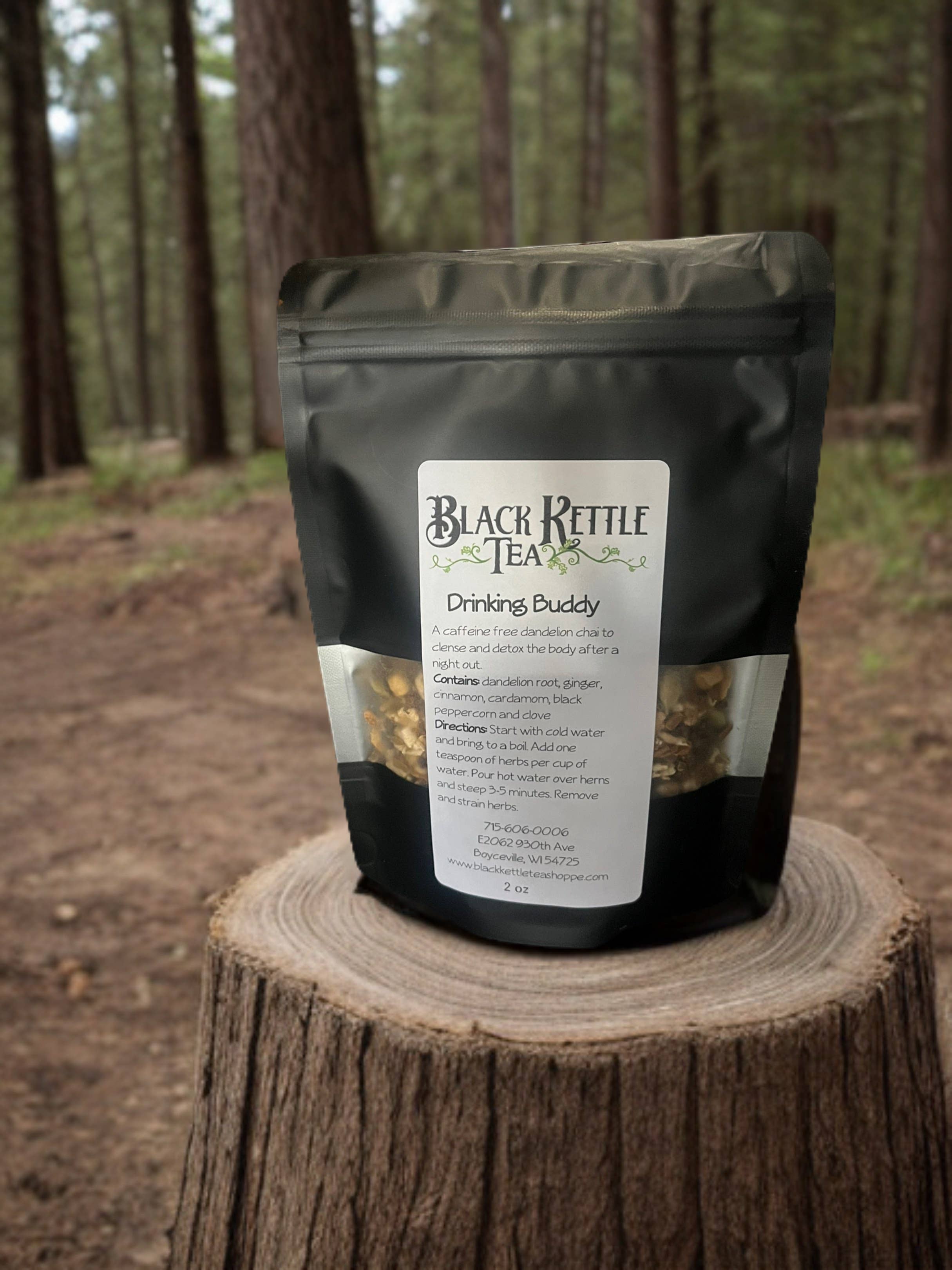Drinking Buddy Tea for wholesale by Black Kettle Tea