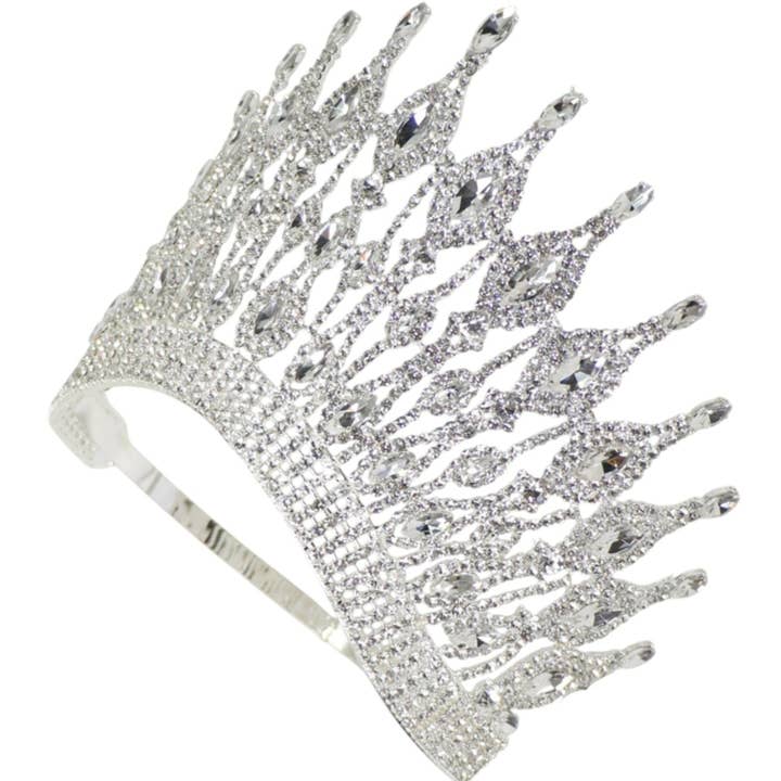 TAPA fashion - Wholesale Tiara - Women's - Crystal Tiara Crown HT0956 (1PC)8