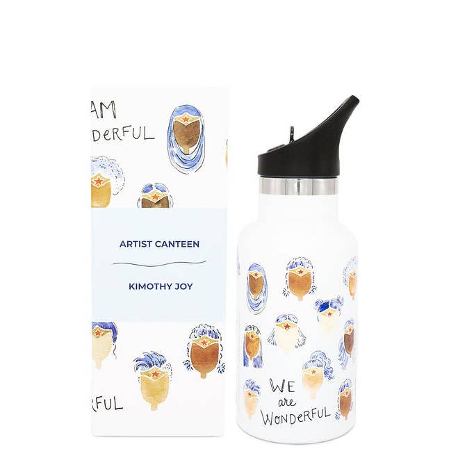 Artist Canteen x Kimothy Joy We Are Wonderful Canteen 12oz voor wholesale door Kimothy Joy