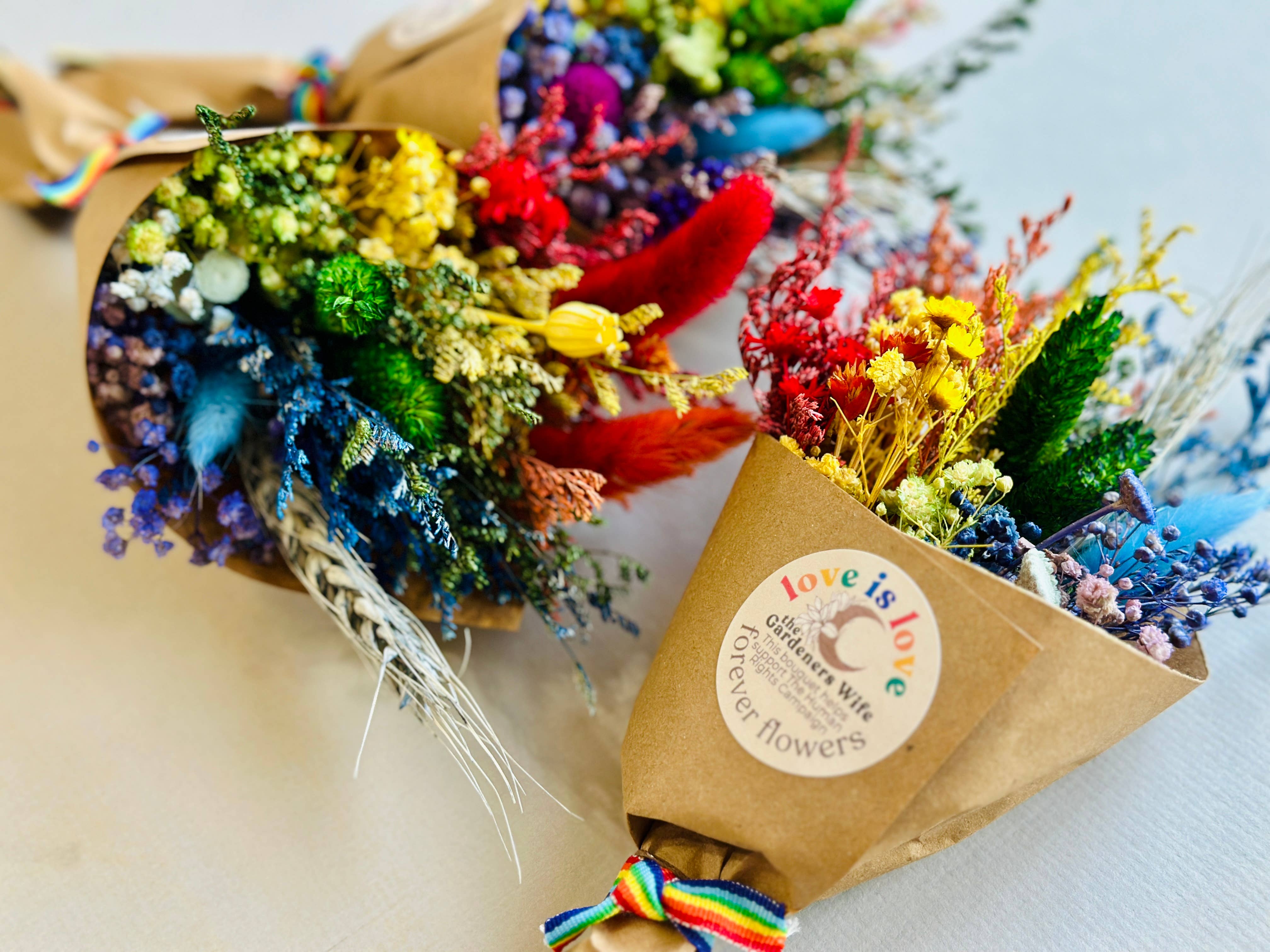 The Gardeners Wife - Wholesale Dried/Pressed Flowers - PRIDE Bouquets5