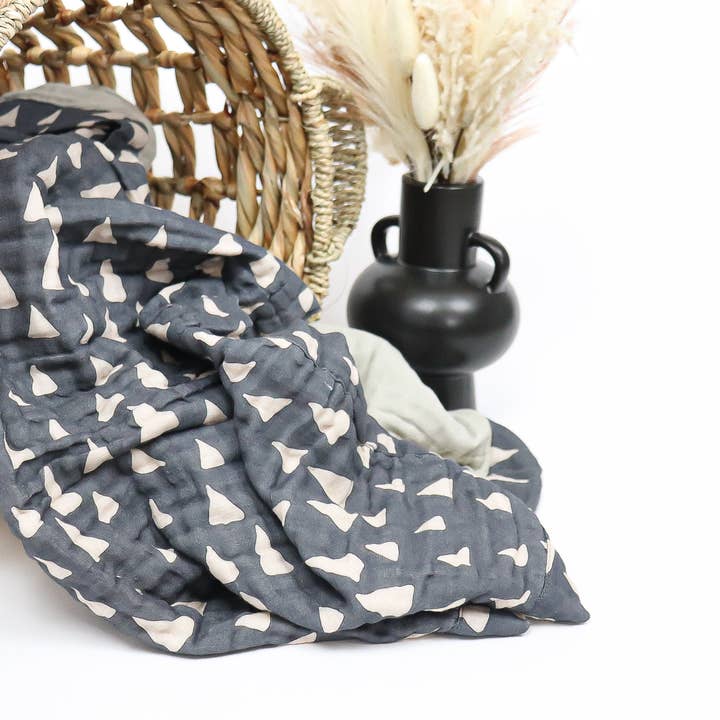 Almond Bud - Wholesale Quilt - Kids & Baby - Organic Cotton Mountain High Muslin Quilt | Baby Quilt |2