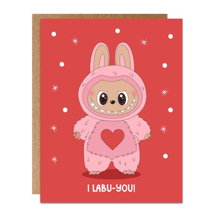 I Labu-You Card for wholesale by Poppermost Prints