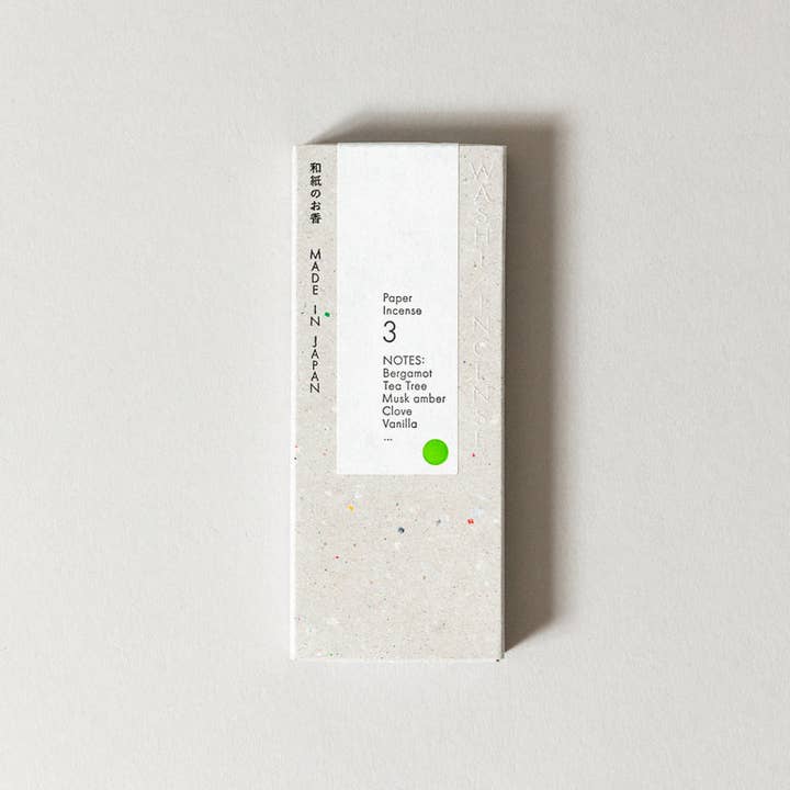 Morihata International Ltd. Co. - Wholesale Incense - Washi Paper Incense Strips - #3 Deep Citrus
