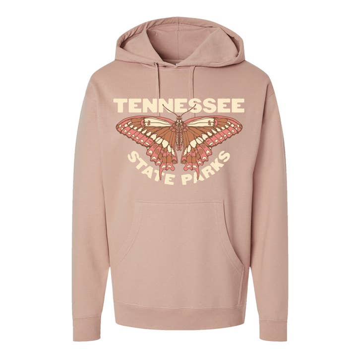 Tennessee State Parks - Butterfly Hoodie for wholesale by Friendly Arctic