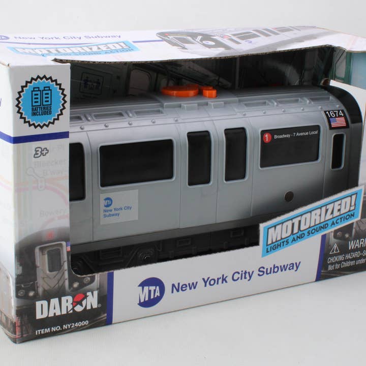VOITURE DE MÉTRO MOTORISÉE NY24000-1 MTA AVEC LUMIÈRES ET SON pour la vente par Daron Worldwide Trading