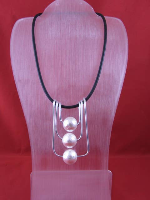 Designs by OC - Wholesale Beaded/Pearl Necklace - NKL 146 - C3 Triple T Convertible Necklace2