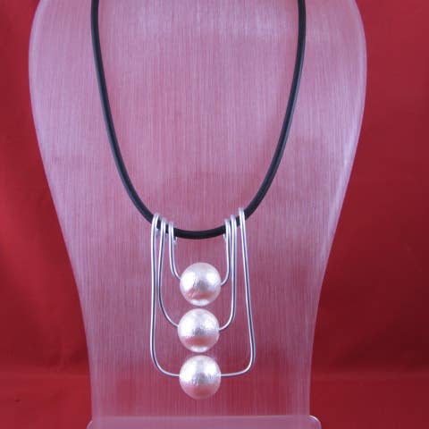 Designs by OC - Wholesale Beaded/Pearl Necklace - NKL 146 - C3 Triple T Convertible Necklace2