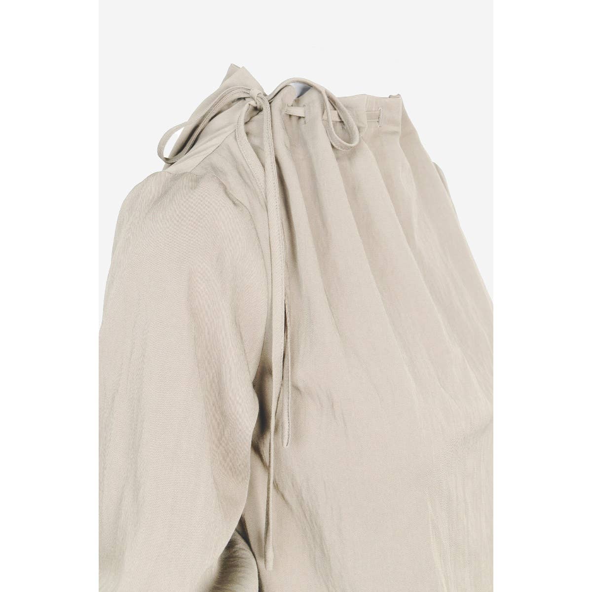 Naked Zebra - Wholesale Blouse - Women's - Long Sleeve Cinched Mock Neck Blouse16