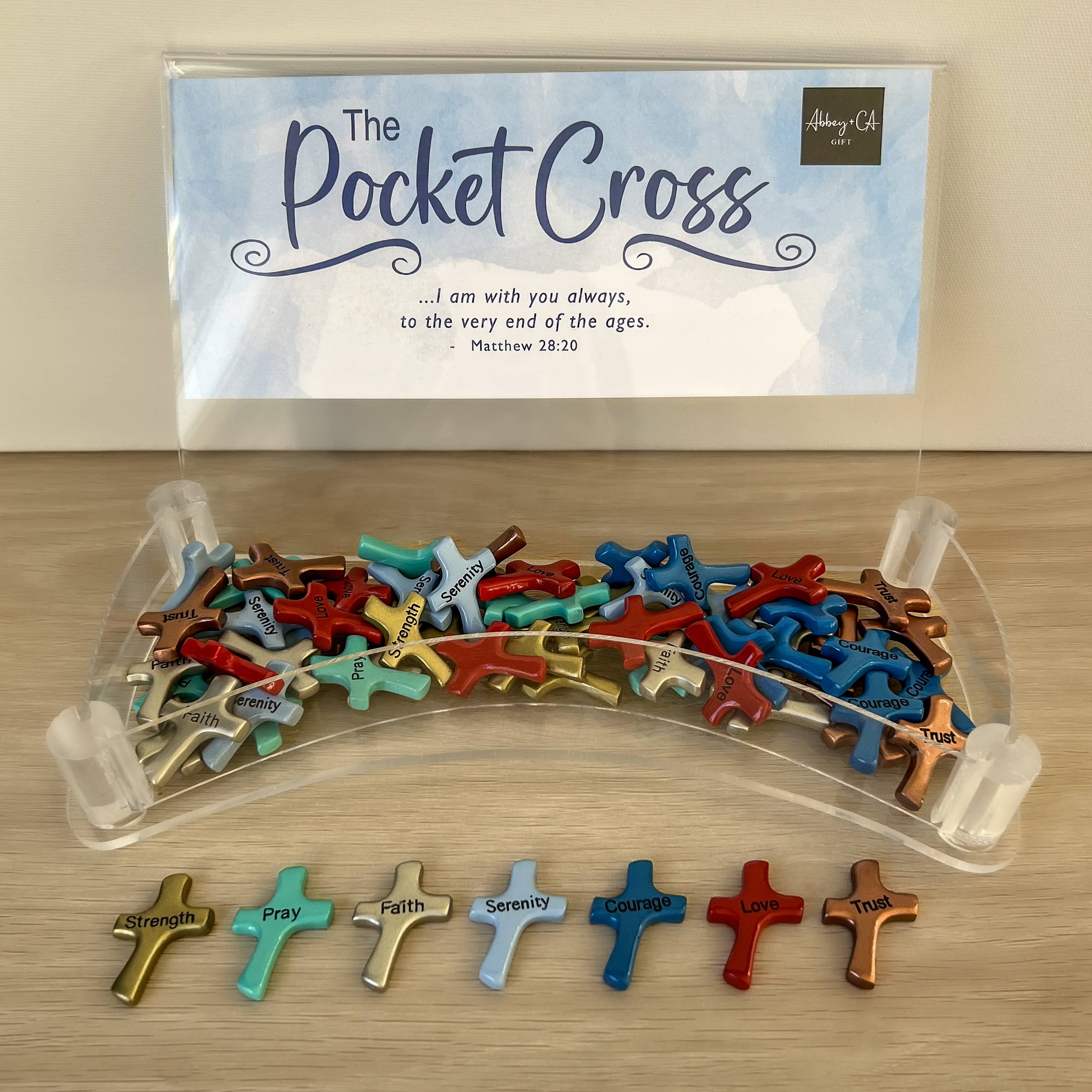 Abbey + CA Gift - Wholesale Retailer Display - Jewelry - Pocket Crosses Display1