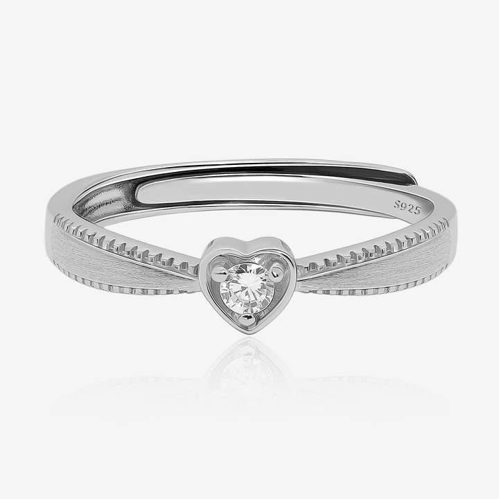 Hjärta Band Löftesring för wholesale av Meissa Jewelry