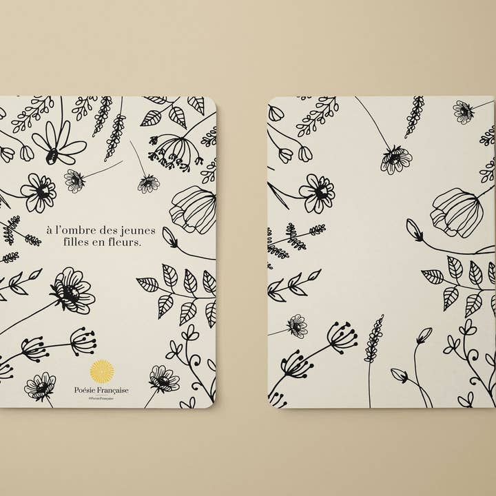 Notebook in bloom for wholesale by Poesie Française
