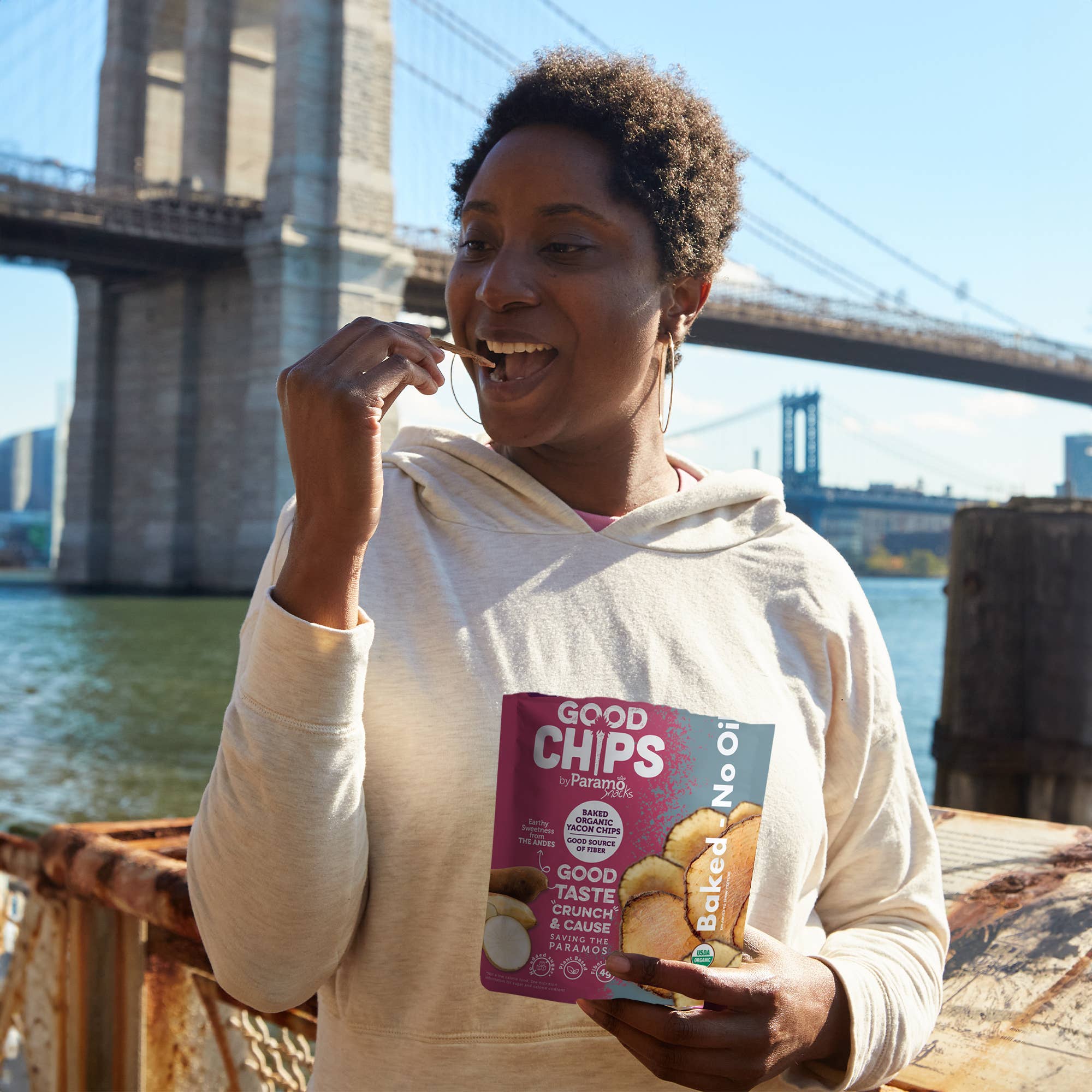 GOOD CHIPS by Paramo Snacks - Wholesale Chips - Baked Organic Yacon Healthy Crispy Chips 1oz5