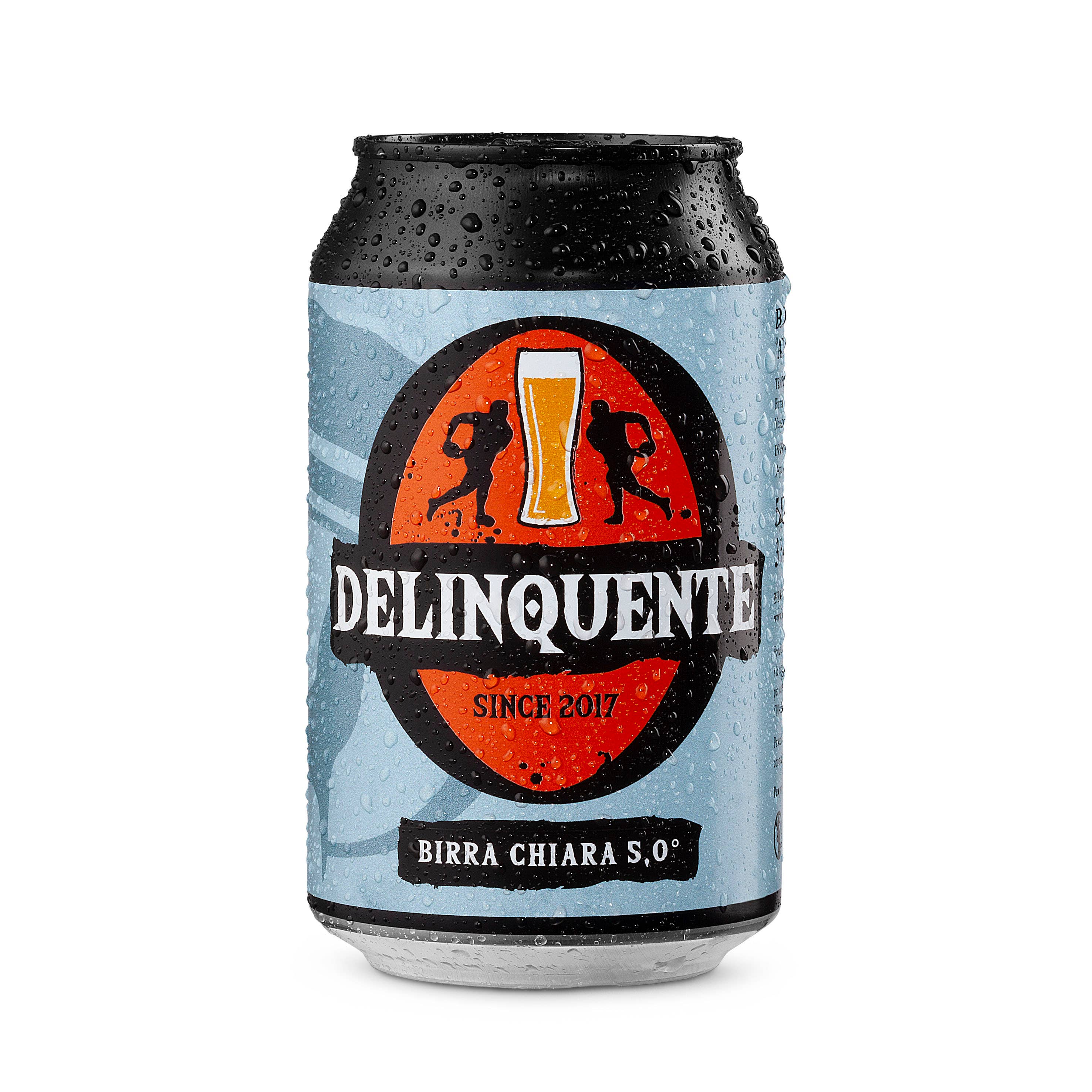 Birrificio La Orange srl – Großhandel Bier – RugBirra „Delinquente“ American Pale Ale – 33-ml-Dose1