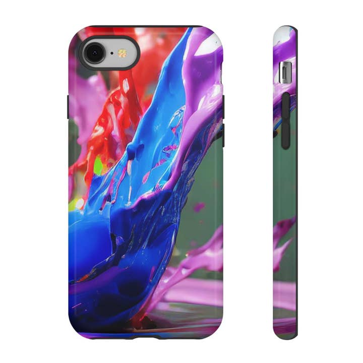 Vibrant Color Splash Tough Phone Case for wholesale by Studio 653 Clothing Co