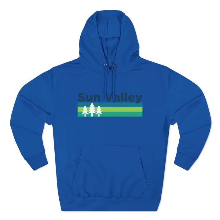 Hey Mountains - Wholesale Hoodie - Unisex - Premium Sun Valley, Idaho Hoodie - Retro Unisex Sun Valley Sweatshirt