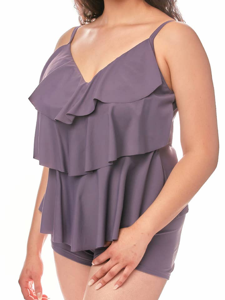 Haut à volants grande taille pour la vente par Envya