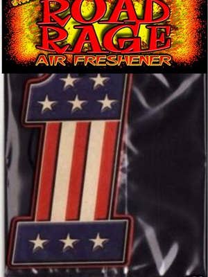 Road Rage™ Air Freshener - #1 Flag for wholesale by Scorpio Posters