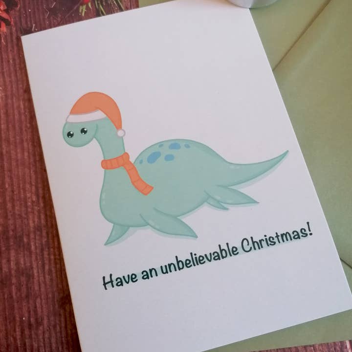 KimspirationCrafts - Wholesale Christmas card - Scottish Christmas Cards, Nessie Christmas Card, Hairy Coo2