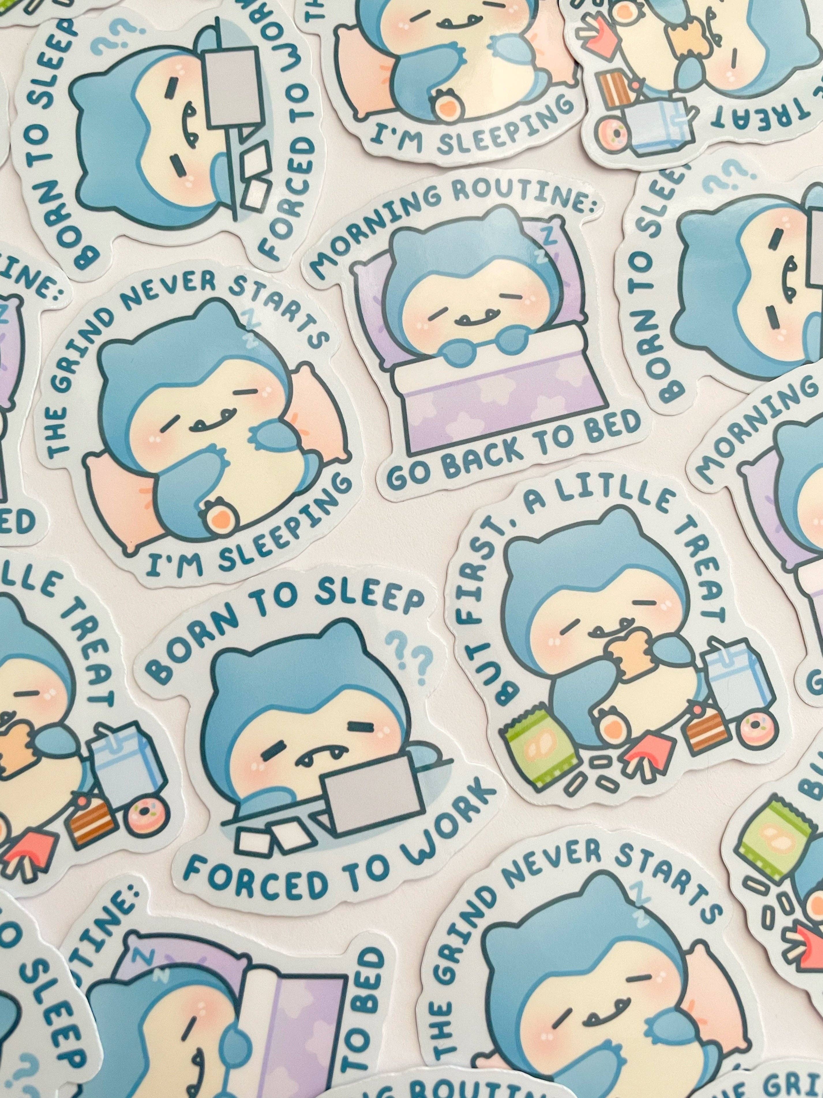 Gelly Roise – Engroshandel Klistermærke – Snorlax vandtætte klistermærker8