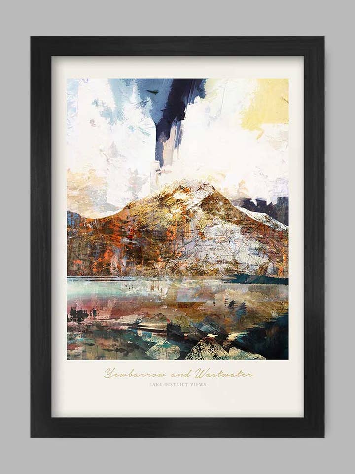 Yewbarrow and Wastwater - Lake District Views Poster Print for wholesale by The Northern Line