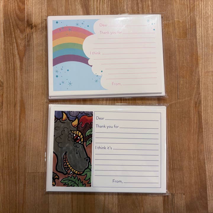 Chalked Creative - Wholesale Thank You Card - Fill-In-The-Blank Thank You Cards — set of 10