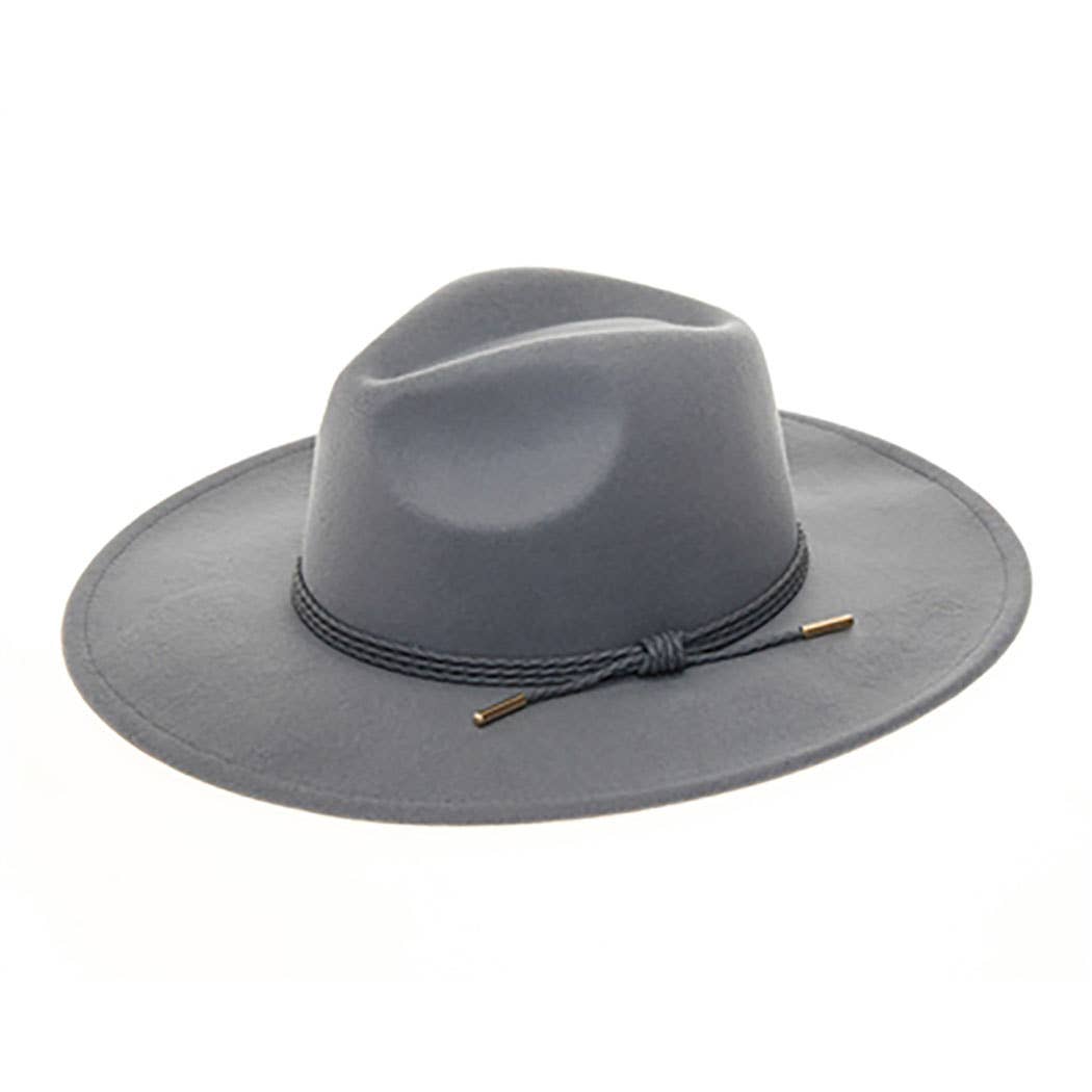 AdornWise – Fedora - Mulher por atacado – Chapéu Panamá de feltro vegano de aba plana6