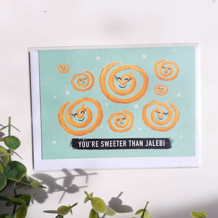 Carte Sweeter Than Jalebi pour la vente par Halo Kits