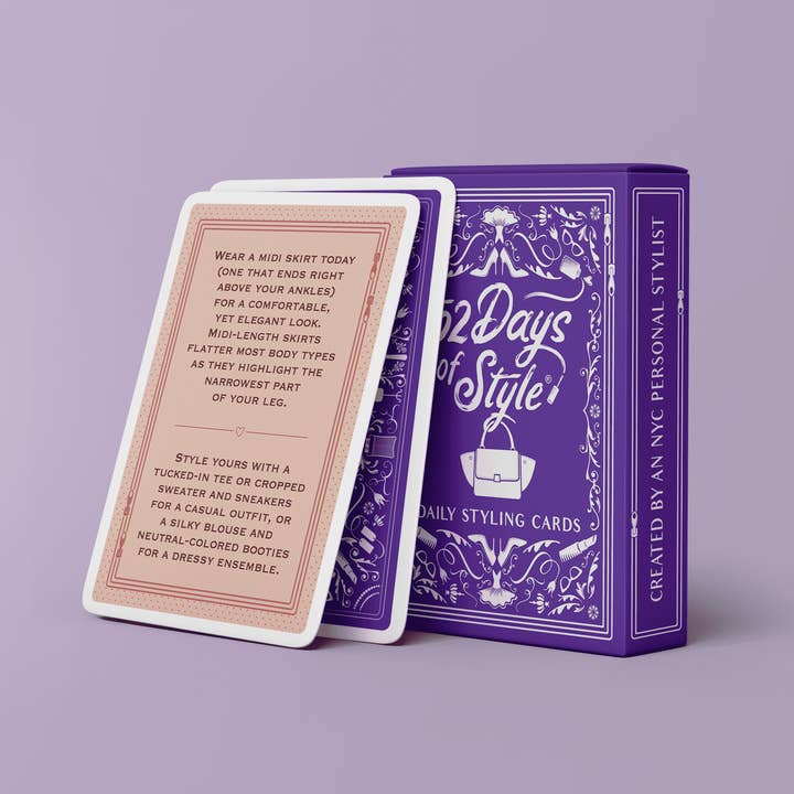 Cartões de estilo diários de 52 dias de estilo por atacado de 52 Days Of Style
