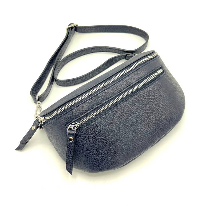 Suie Valentini srl - Wholesale Crossbody Bag - Women's - Genuine leather fanny pack, Made in Italy, art. 112467