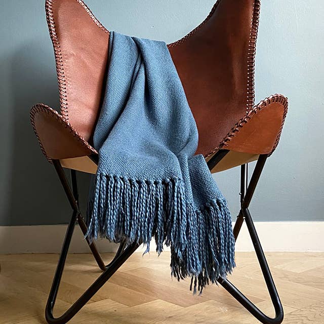 Morgenblå bomuldskast for engroshandel hos Malagoon