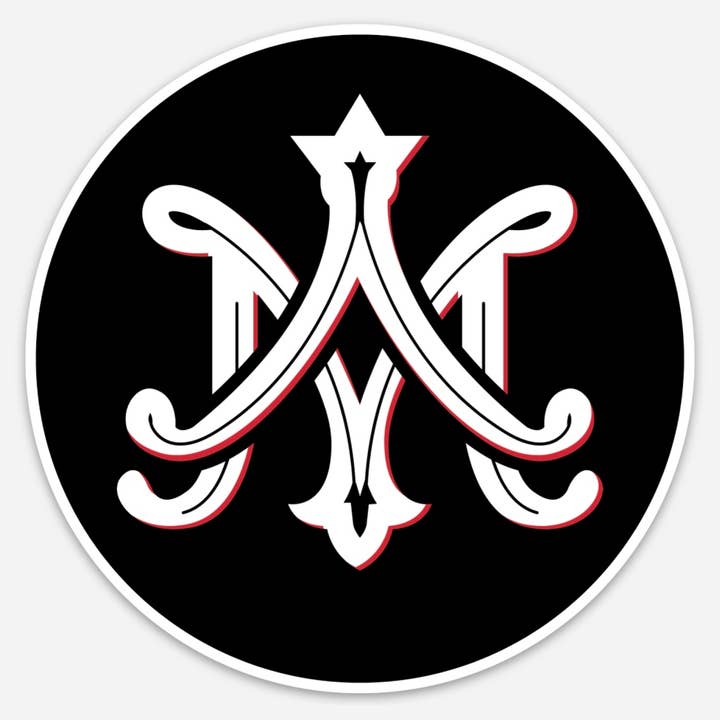 The Retro - a Full of Grace USA Company - Wholesale Sticker - Large Marian Auspice 4" Sticker Decal - NEW