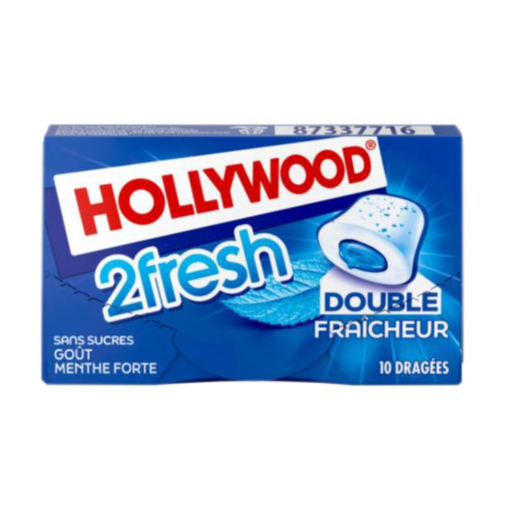 123bonbon - Wholesale Chewing Gum - HOLLYWOOD Chewing Gum 2Fresh - Spearmint1