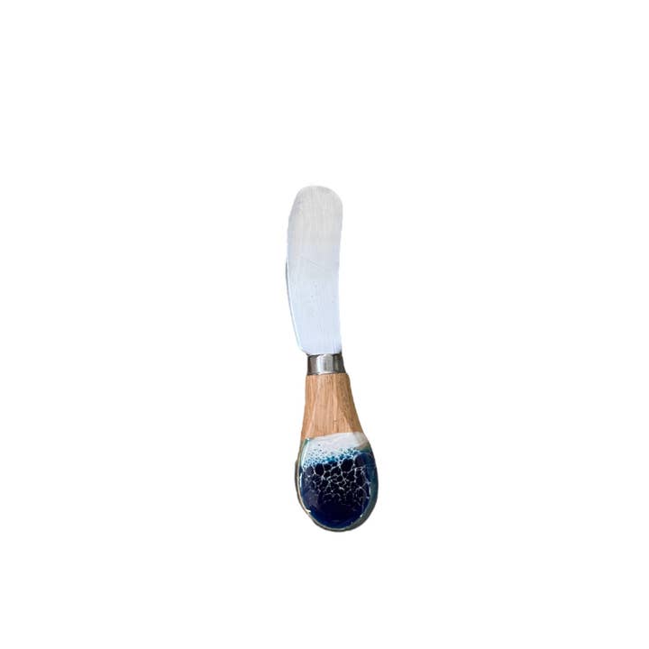 Daphnew Design - Wholesale Cheese Spreader - Butter knife with Ocean Wave Resin