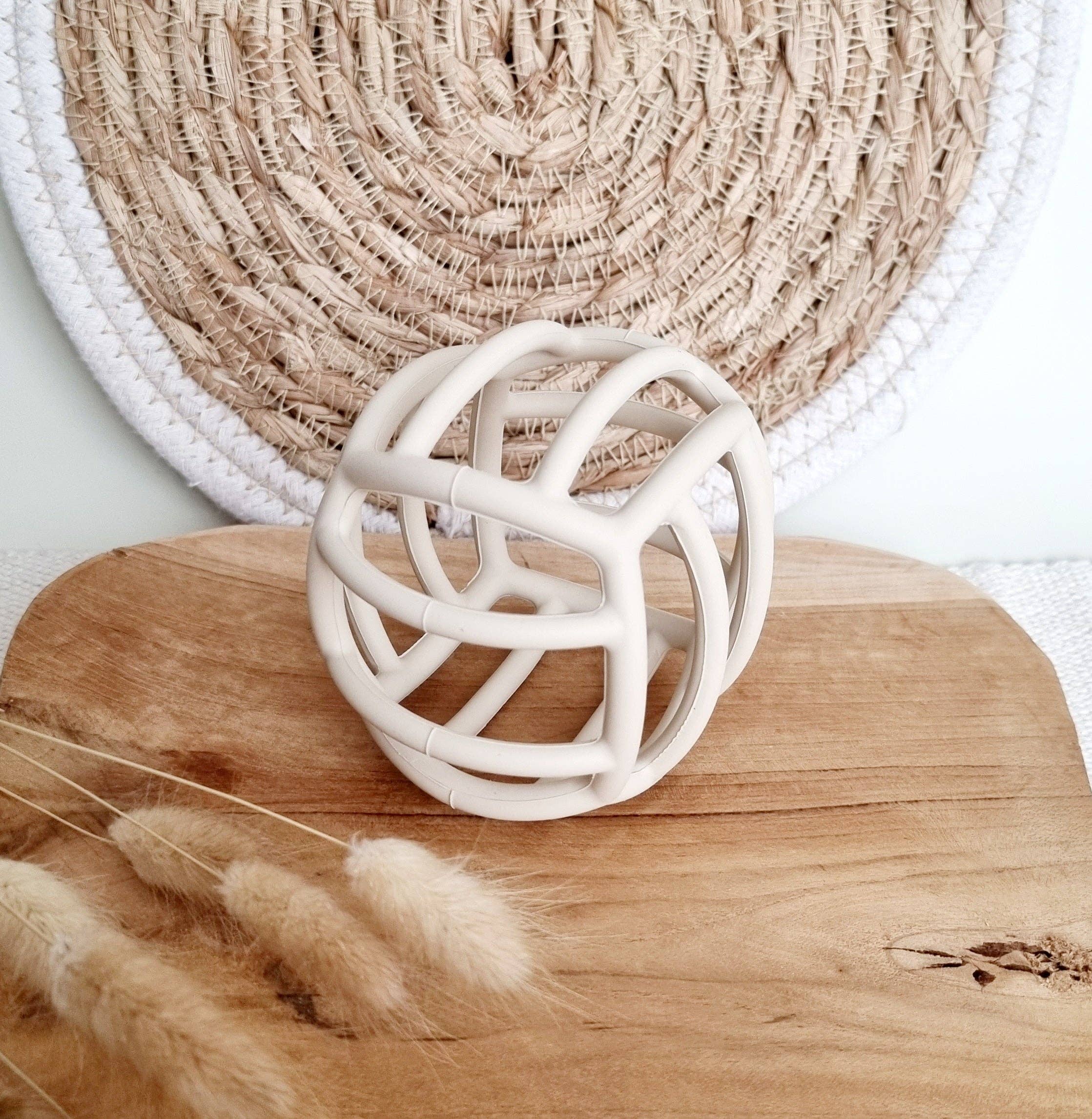 Rammelaartje - Wholesale Teether (Not Clip-On) - Baby - Silicone flexible motor ball - Beige2