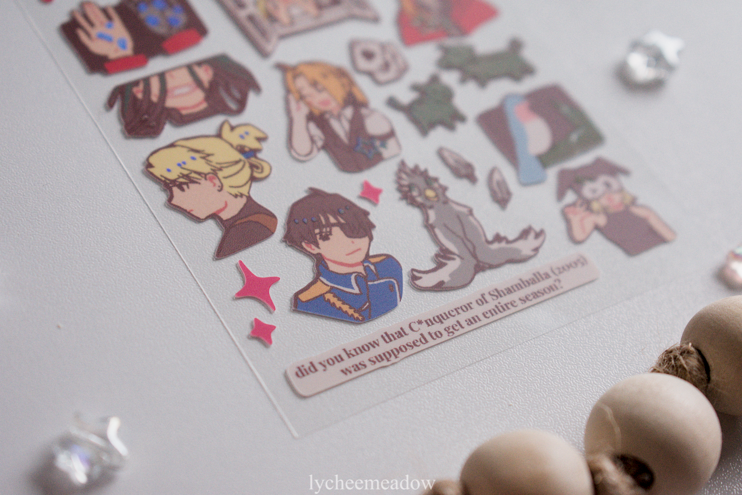 Lycheemeadow - Wholesale Sticker - FMA 2003 Holographic Sticker Sheet3