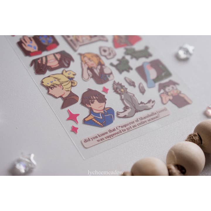 Lycheemeadow - Wholesale Sticker - FMA 2003 Holographic Sticker Sheet3