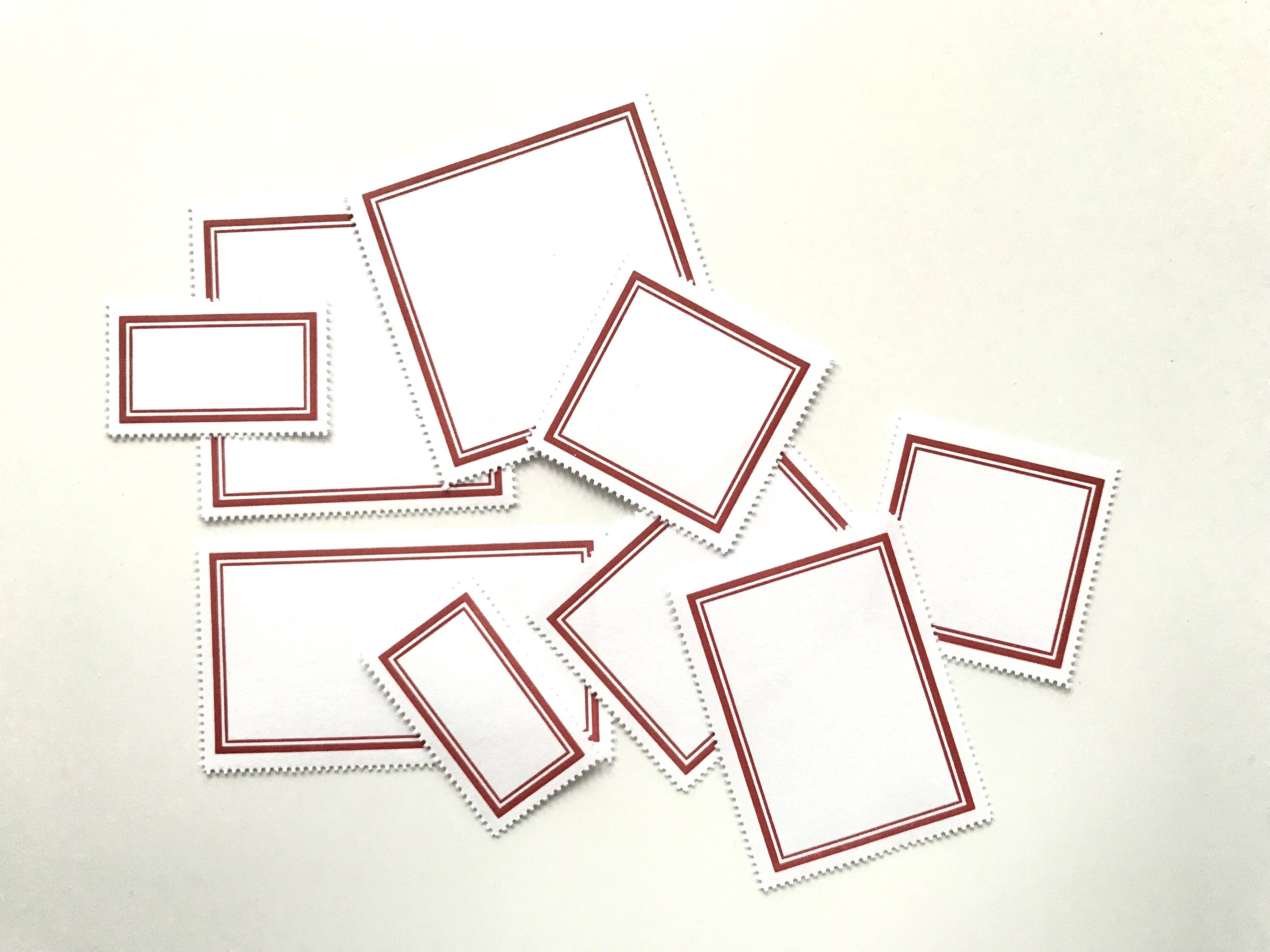 The Portland Stamp Company - Wholesale Gift Tag Label - Blank Labels — Classic, Red7