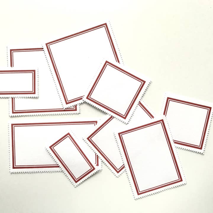 The Portland Stamp Company - Wholesale Gift Tag Label - Blank Labels — Classic, Red7