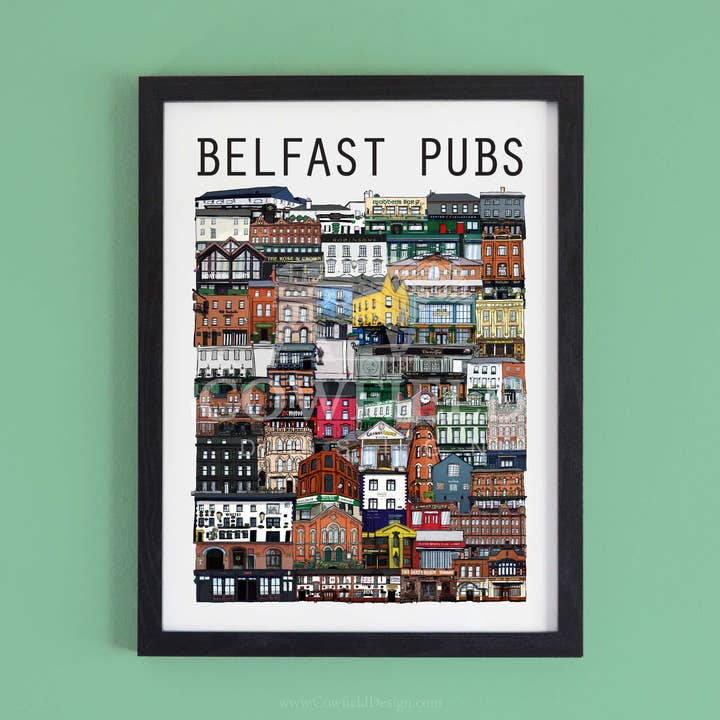 Pub di Belfast per la vendita all'ingrosso da parte di Cowfield Design