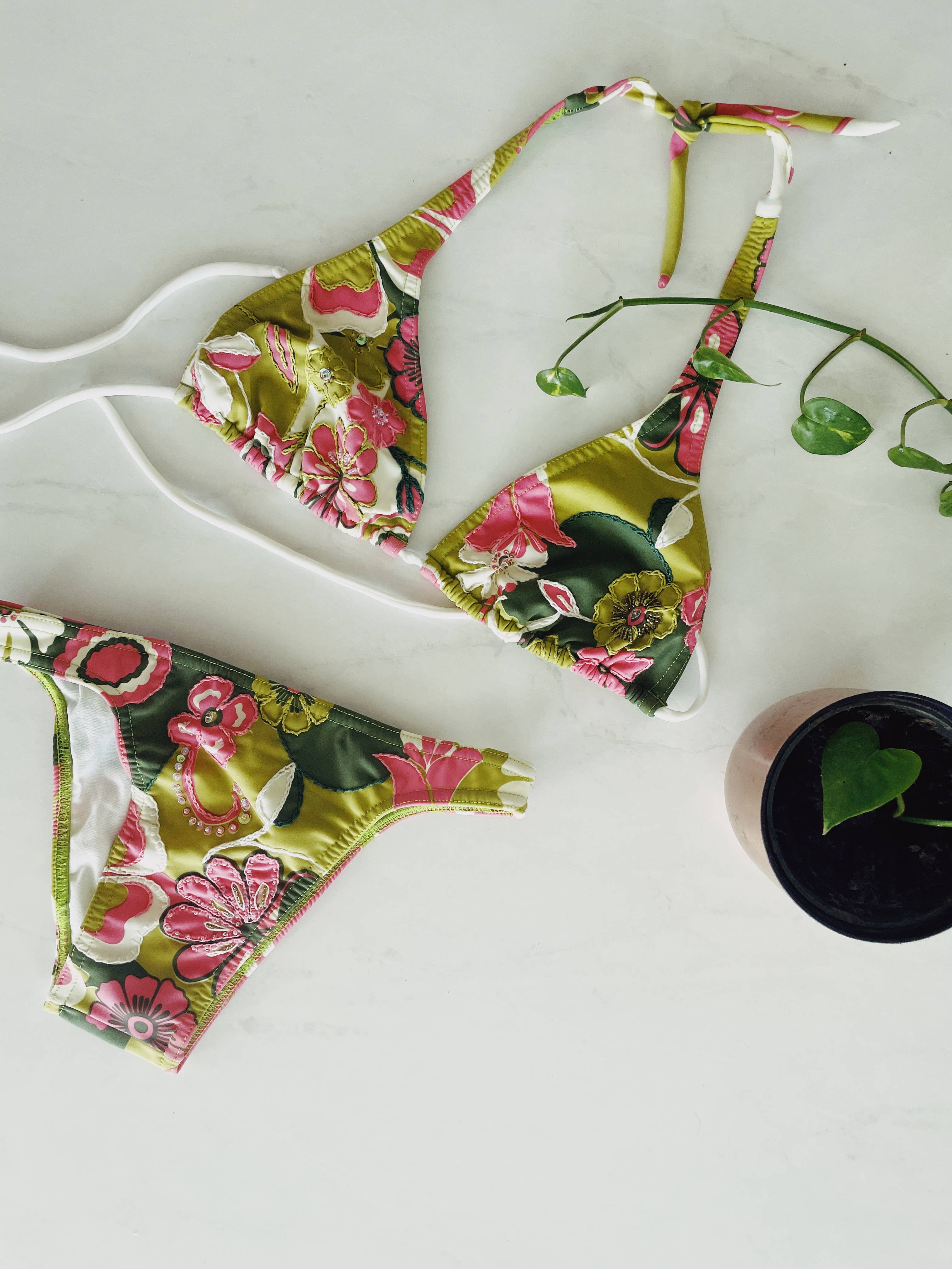 Pura Vida - Vente Maillot de bain deux-pièces – femme - Maillot de bain bikini brésilien à imprimés variés | trendy bathing su7