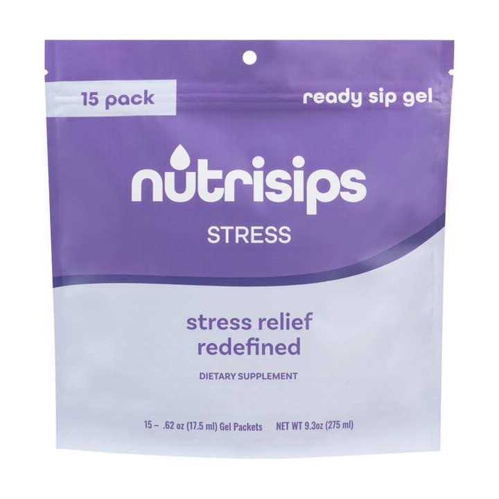 Nutrisips Stress Liquid Supplement 15 Count Bag for wholesale by Nutrisips