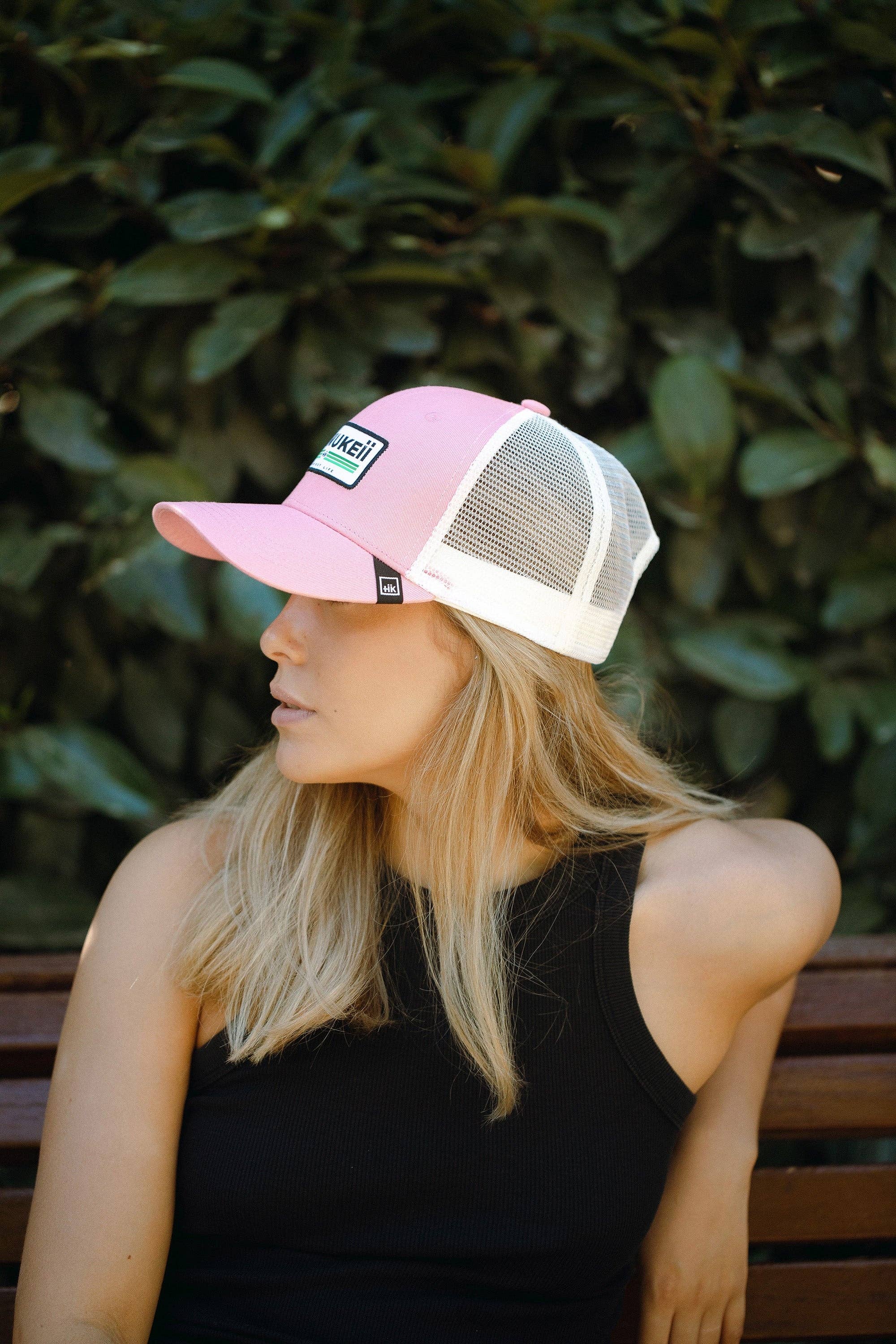 Indicom Brands - Wholesale Trucker Hat - Unisex - Barefoot Pink / White5