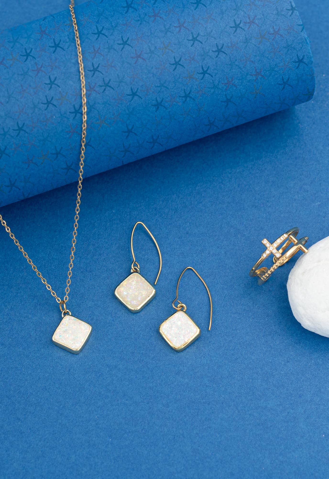 Starfish Project, Inc - Wholesale Multi-Stone Ring - Golden Cross Serenity Ring3