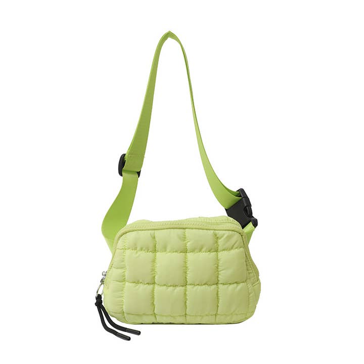 Little Trendy - Wholesale Belt Bag - Women's - Puffer Belt Bag Sport Small Chest Bag Quilted Fanny Pack