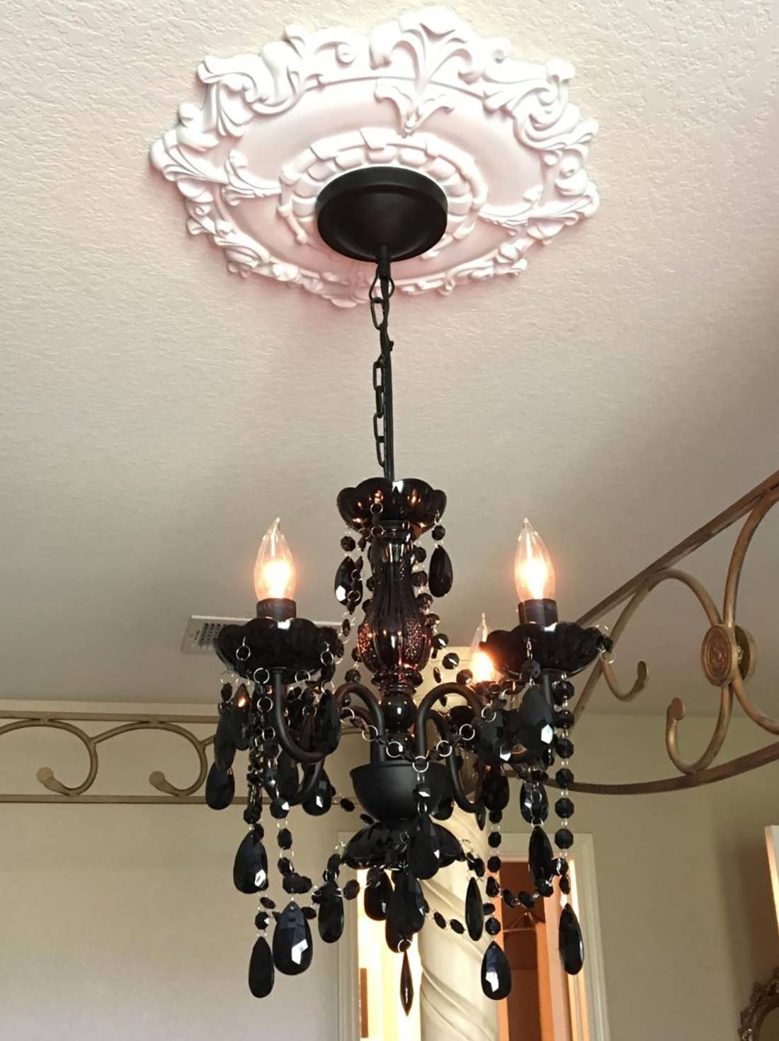 Think Brink - Wholesale Chandelier/Hanging Light - 4 Light Black Chandelier6