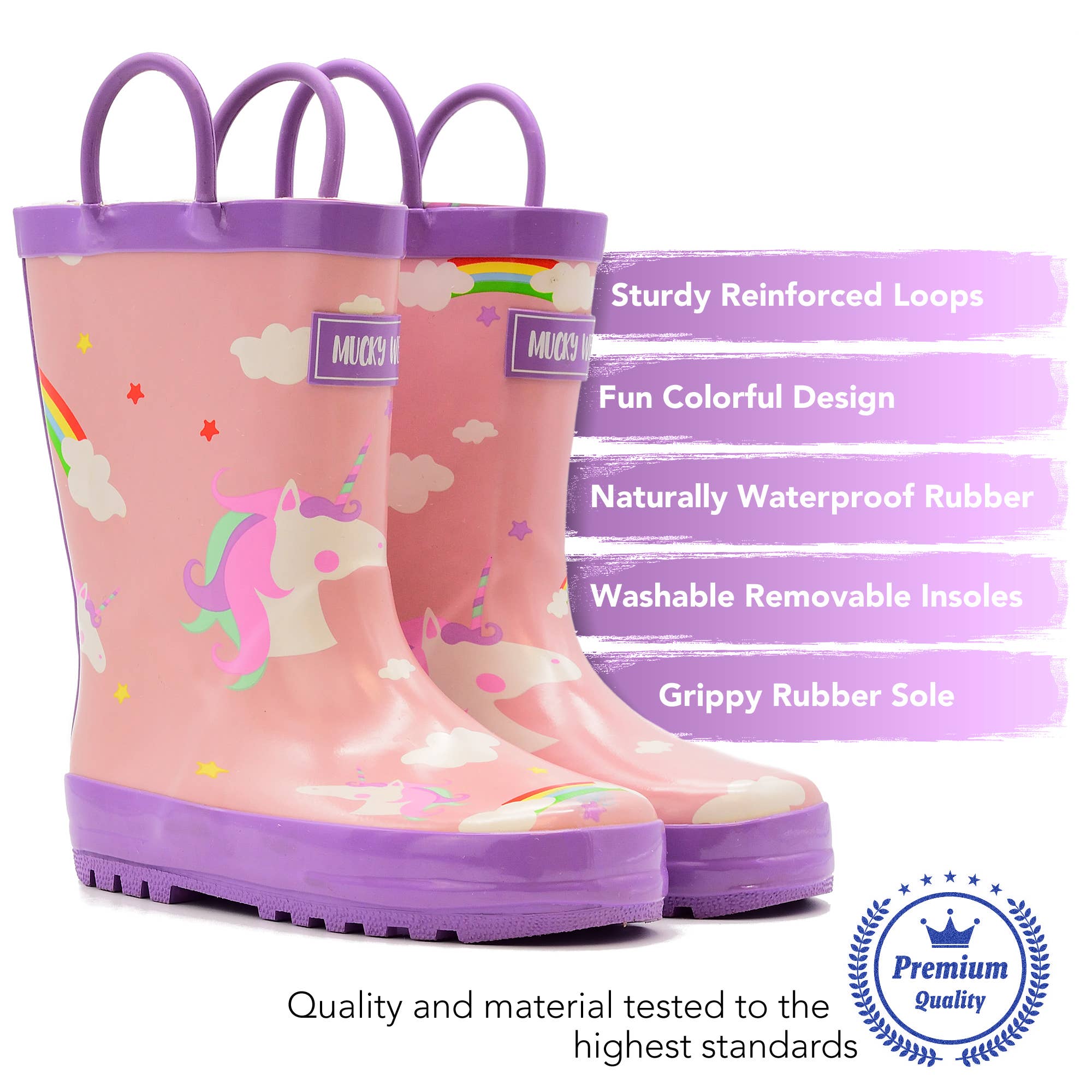 Mucky Wear - Wholesale Boots - Kids - Unicorn Loop Boot3