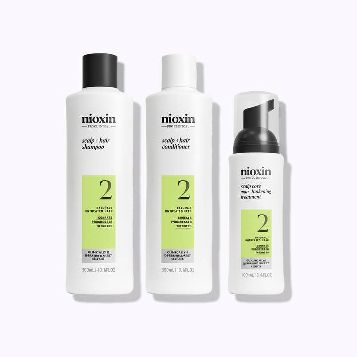 Dermstreet - Wholesale Haircare Set/Kit - Nioxin System 2 Kit for Natural Hair with Progressed Thinning1