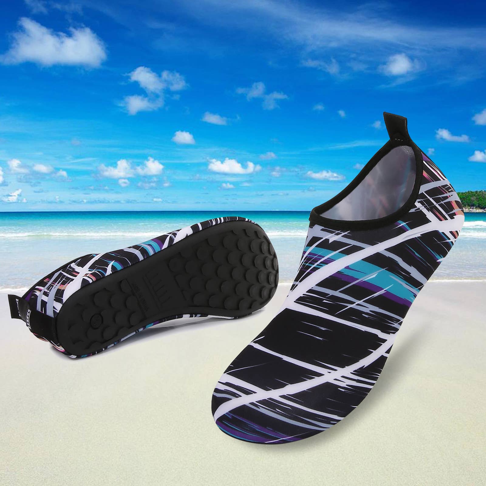 Shop Lev - Wholesale Water Shoes - Women's - Unisex Anti-Slip Socks Quick Dry Beach Water Shoes [Pck] -537