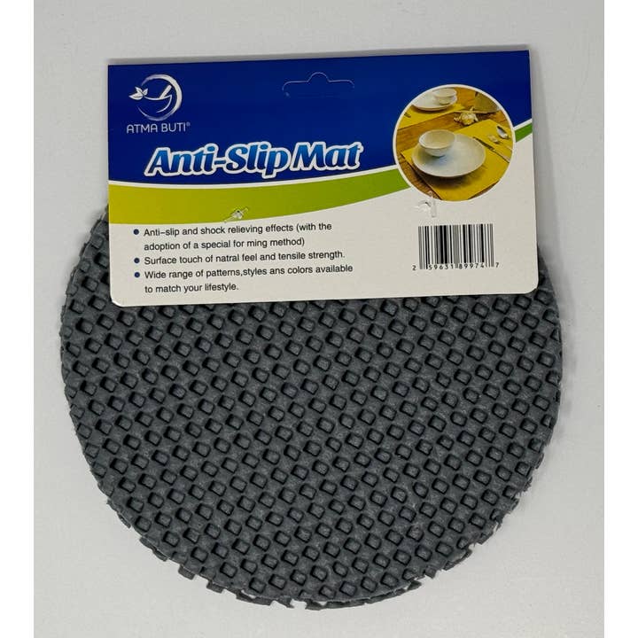 5.5 Inch Anti-Slip Mat Pack of 4pcs -Grey Color for wholesale by Now N Zen